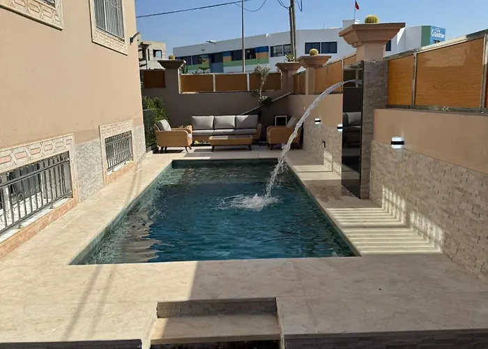 Villa Reve D\'Agadir - Piscine Founty - Parking - Confort Et Spacieuse Villa Familliale Privee